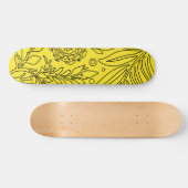Blumenmuster 36 skateboard (Horizontal)