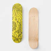 Blumenmuster 36 skateboard (Vorderseite)