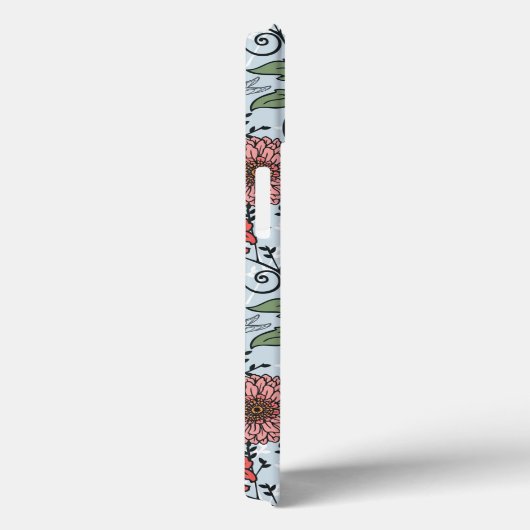 Blumenmuster 3 Case-Mate iPhone hülle (Rückseite / Rechts)