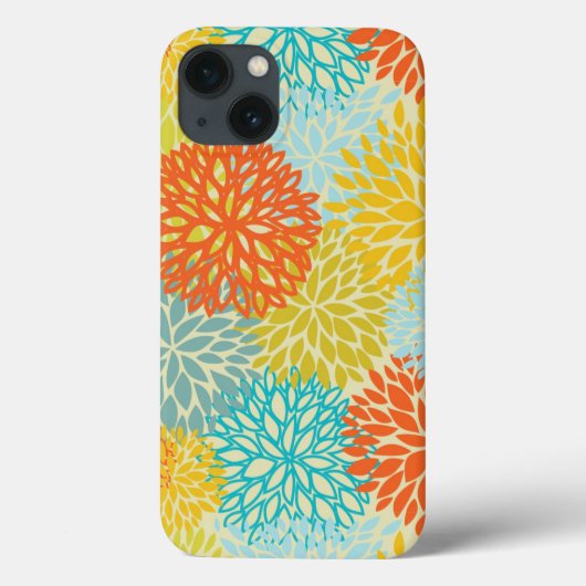 Blumenmuster 3 Case-Mate iPhone hülle (Rückseite)