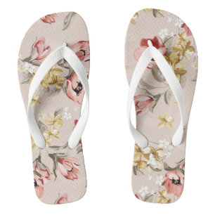 Blumenmuster 3 der abstrakten Eleganz Badesandalen