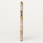 Blumenmuster 3 der abstrakten Eleganz Case-Mate iPhone Hülle (Hinten/Rechts)