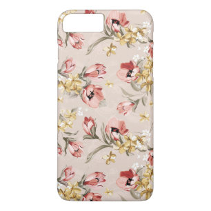 Blumenmuster 3 der abstrakten Eleganz Case-Mate iPhone Hülle