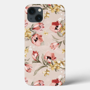 Blumenmuster 3 der abstrakten Eleganz Case-Mate iPhone Hülle