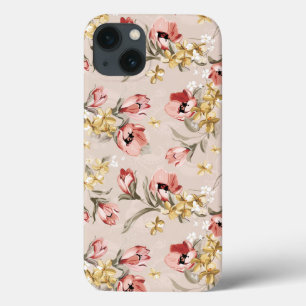 Blumenmuster 3 der abstrakten Eleganz Case-Mate iPhone Hülle