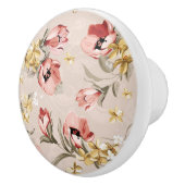 Blumenmuster 3 der abstrakten Eleganz Keramikknauf (Rechts)