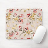 Blumenmuster 3 der abstrakten Eleganz Mousepad (Mit Mouse)