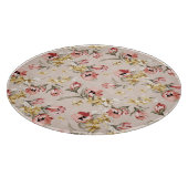 Blumenmuster 3 der abstrakten Eleganz Schneidebrett (Ecke)