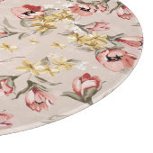 Blumenmuster 3 der abstrakten Eleganz Schneidebrett (Ecke)