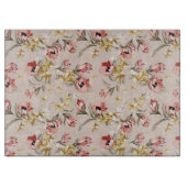 Blumenmuster 3 der abstrakten Eleganz Schneidebrett (Vorderseite)