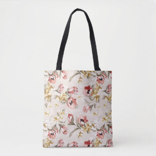 Blumenmuster 3 der abstrakten Eleganz Tasche