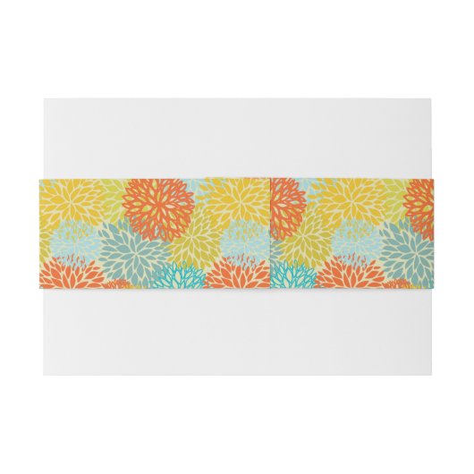 Blumenmuster 3 einladungsbanderole (Rückseitenbeispiel)