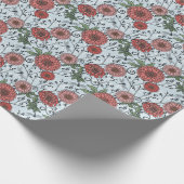 Blumenmuster 3 geschenkpapier (Ecke)