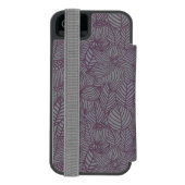 Blumenmuster 3 incipio iPhone Geldbeutel-Hülle (Folio Rückseite)