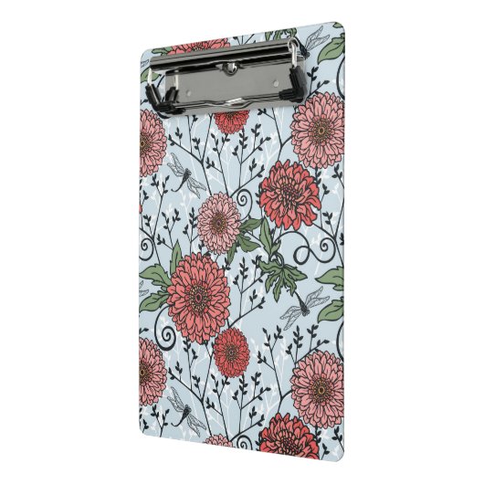 Blumenmuster 3 mini klemmbrett (Gewinkelt2)