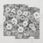 Blumenmuster 3 mitteilungskarte (Vorne/Hinten)