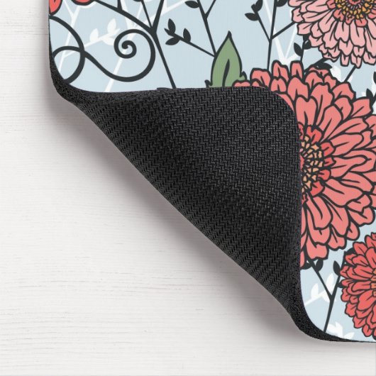 Blumenmuster 3 mousepad (Ecke)