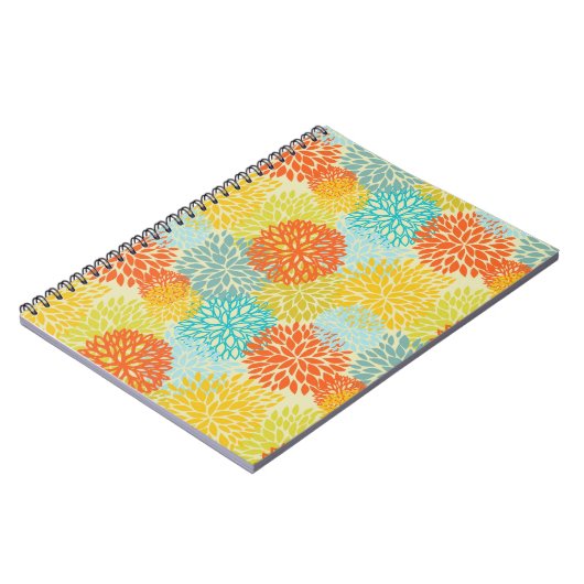 Blumenmuster 3 notizblock (Linke Seite)