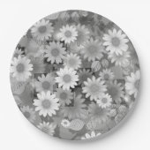 Blumenmuster 3 pappteller (Vorderseite)