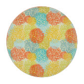 Blumenmuster 3 schneidebrett (Vorderseite)