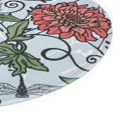 Blumenmuster 3 schneidebrett (Ecke)