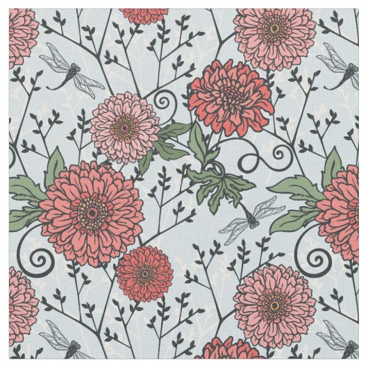 Blumenmuster 3 stoff (Nahaufnahme)