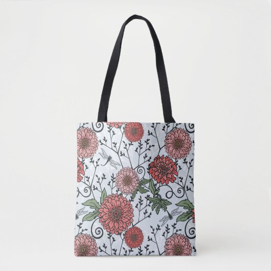 Blumenmuster 3 tasche (Vorderseite)