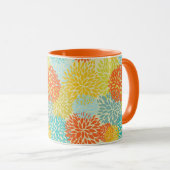 Blumenmuster 3 tasse (VorderseiteRechts)