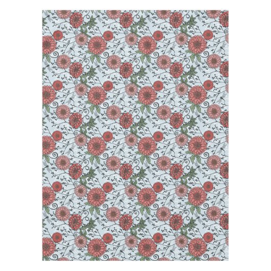 Blumenmuster 3 tischdecke (Vorderseite)