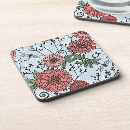 Blumenmuster 3 untersetzer (Linke Seite)