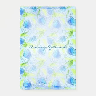 Blumenmuster 40 post-it klebezettel