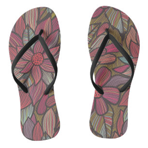 Blumenmuster 4 2 badesandalen