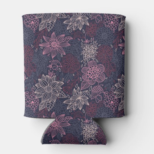 Blumenmuster 4 2 dosenkühler (Rückseite)