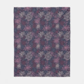 Blumenmuster 4 2 fleecedecke (Vorderseite)