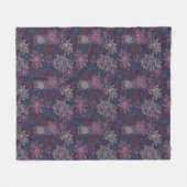 Blumenmuster 4 2 fleecedecke (Vorderseite (Horizontal))