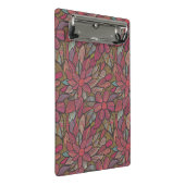 Blumenmuster 4 2 mini klemmbrett (Schrägansicht)