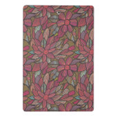 Blumenmuster 4 2 mini klemmbrett (Rückseite)