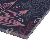 Blumenmuster 4 2 schneidebrett (Ecke)