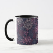 Blumenmuster 4 2 tasse (Links)
