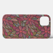 Blumenmuster 4 3 Case-Mate iPhone hülle (Rückseite (Horizontal))