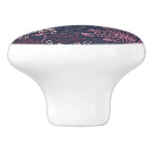 Blumenmuster 4 3 keramikknauf (Seitenansicht)