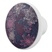 Blumenmuster 4 3 keramikknauf (Rechts)