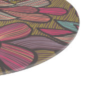 Blumenmuster 4 3 schneidebrett (Ecke)