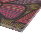 Blumenmuster 4 3 schneidebrett (Ecke)