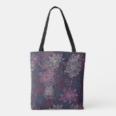 Blumenmuster 4 3 tasche (Rückseite)