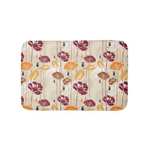 Blumenmuster 4 der abstrakten Eleganz Badematte
