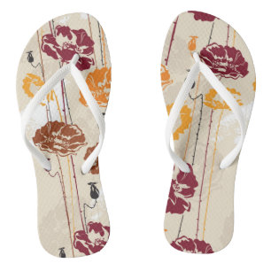 Blumenmuster 4 der abstrakten Eleganz Badesandalen