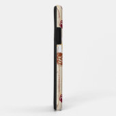 Blumenmuster 4 der abstrakten Eleganz Case-Mate iPhone Hülle (Hinten/Rechts)