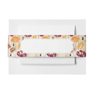 Blumenmuster 4 der abstrakten Eleganz Einladungsbanderole
