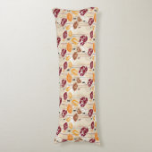 Blumenmuster 4 der abstrakten Eleganz Seitenschläferkissen (Vorderseite Vertikal)